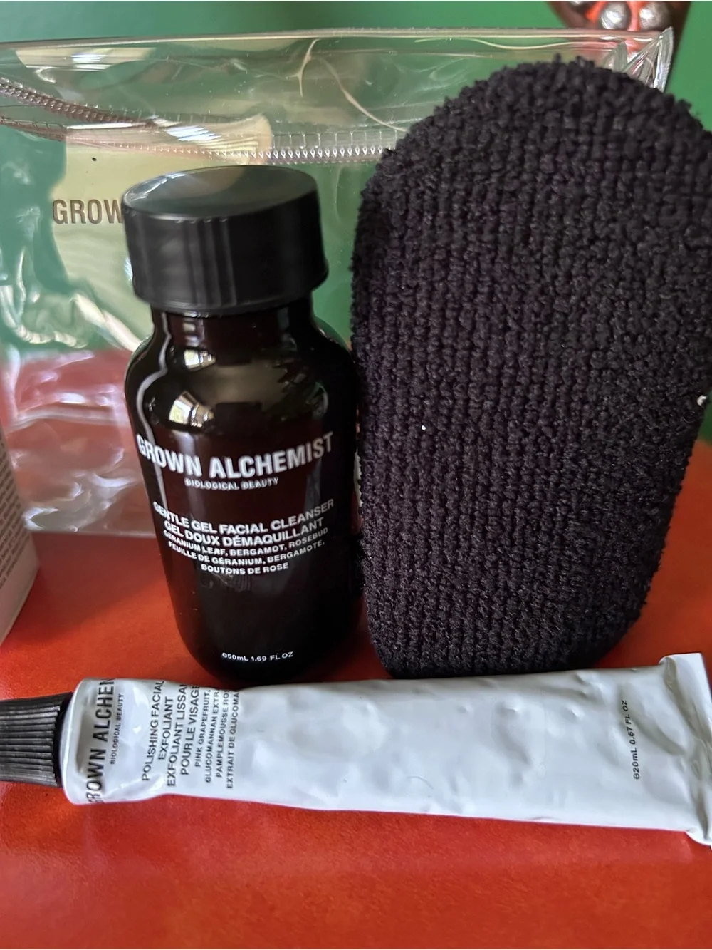 Grown Alchemist face and body essentials travel kit